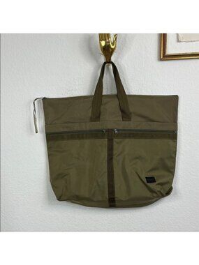 Sazaby Japan Military Helmet Bag Olive Green Men’s Oversized Tote Bag